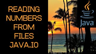 Reading Numbers From A Text File With BufferedReader Java.IO Package - Beginner Java Tutorial