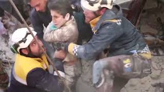 Child rescued after two days under quake rubble