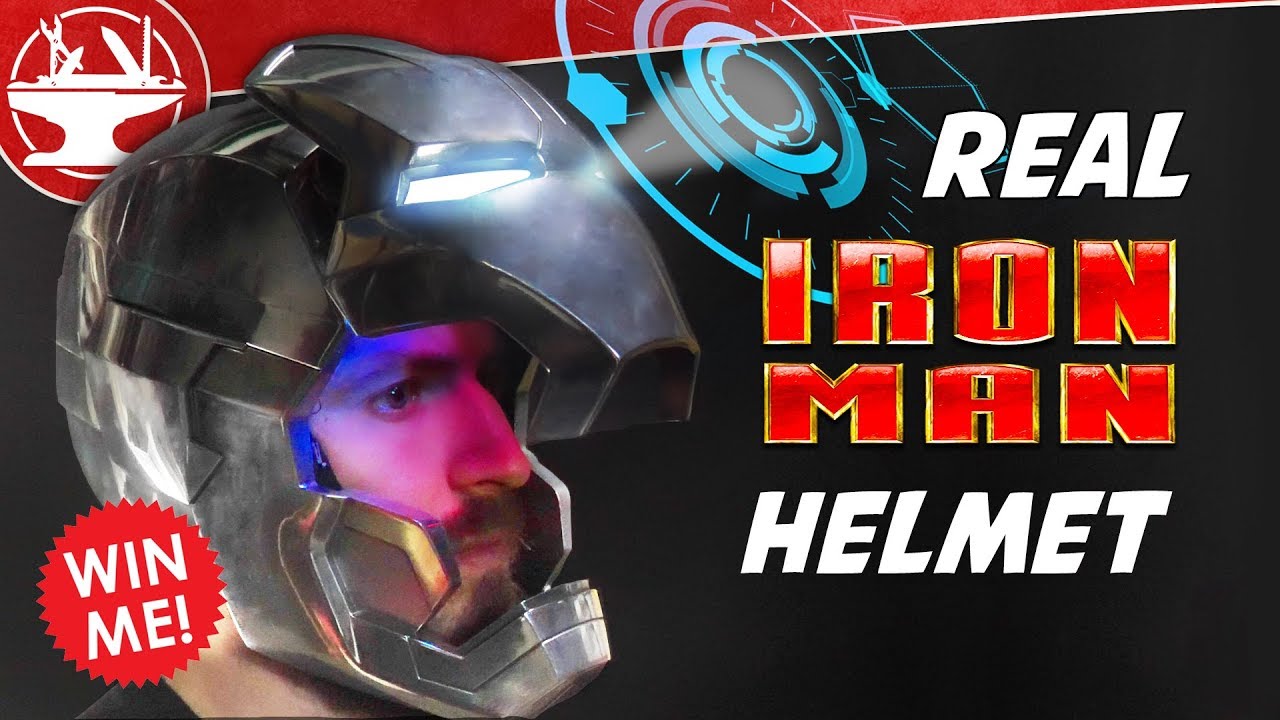 Metal Iron Man Helmet With Display Youtube
