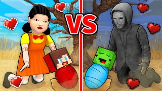 JJ and Mikey: GOOD vs EVIL Squid Game 2 Family Battle in Minecraft - Maizen