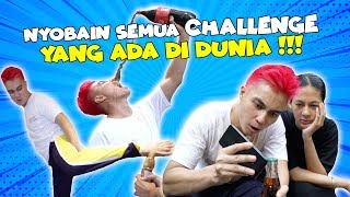 DEMI BAPAU JUNIOR..SEMUA CHALLANGE DICOBAIN !! SUPAYA JADI ANAK PEMBERANI..