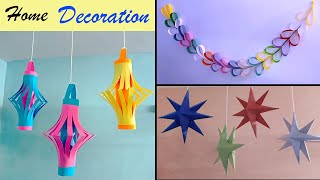 DIY Simple Home Decor - Paper Flower - DIY Wall Decor Ideas - Home decoration - Diwali wall decor