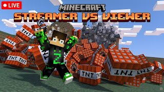 #live #livemusic Minecraft Streamer VS Viewers (TNT Game) #shorts #minecraft