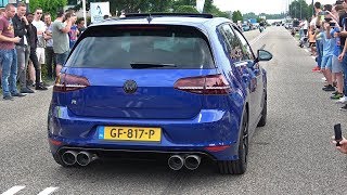 Tuning Cars Leaving Car Show! Audi R8, C63 AMG, M5 V10, Straight Pipes RS6 Avant