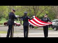 arvada police ceremony for police week 2020