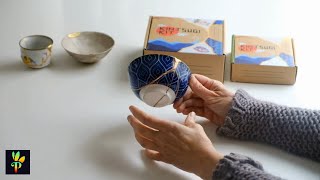 [4K] Modern Kintsugi Tutorial ✨ How to repair broken ceramics (two ceramics 🍲 for practice)