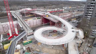 Geländerbau beim SBB Grossprojekt Passerelle Hagnau: Ein Meisterwerk Schweizer Metallverarbeitung