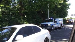 Union County NJ Emergency Services CBRNE Operations Unit 20-2259 Responding To A Rollover