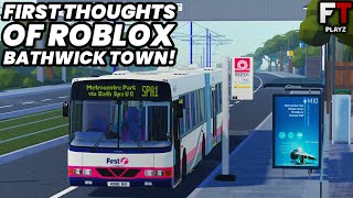 Playing Roblox Bathwick Town FOR FIRST TIME!