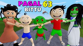 Pagal Bittu Sittu 63 | Chudail Wala Cartoon | Bittu Sittu Toons | Pagal Beta | CS Bisht Vines