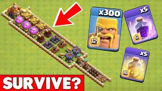 300 Barbarians vs. Ultimate Traps – Clash of Clans Showdown!