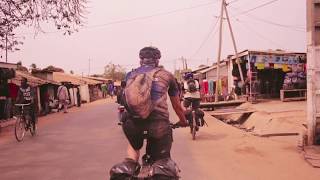 Boat-Bike  Carabane island to Kafountine (Senegal)