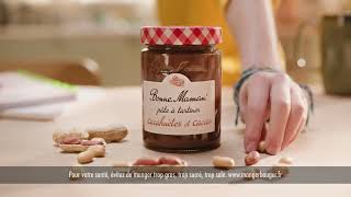 BONNE MAMAN Pâte à tartiner Cacahuètes et cacao - 15sec