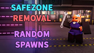 Kaiju Paradise Safezone REMOVED. Random Spawns implemented | Experimental feature testing.