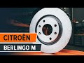 How to change front brake discs on CITROËN BERLINGO M [TUTORIAL AUTODOC]