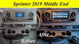 Installation : Benz Sprinter 2019 Middle End Car Without 360 Cameras