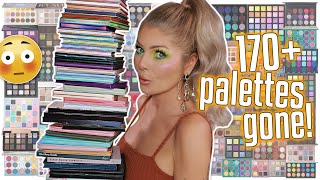 Eyeshadow Palette Collection & Declutter 2025 | 400+ PALETTES!