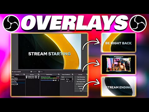 How to install and use overlays in OBS tutorial