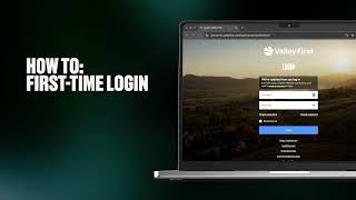 HOW TO: First-time login