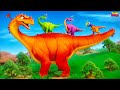 Epic Journey Of Lone Dinosaur | Deinonychus Hilarious Adventure - Dino Cartoons 4K