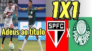 São paulo 1x1 Palmeiras  Melhores Momentos Campeonato Brasileiro Serie A 19/02/2021