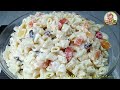 creamy macaroni fruit salad quick and easy recipe