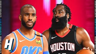 Oklahoma City Thunder vs Houston Rockets - Full Game 1 Highlights | August 18, 2020 NBA Playoffs