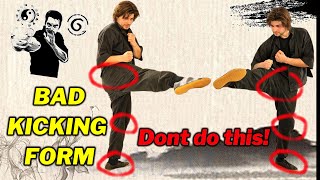 DON'T KICK LIKE THIS - Bruce Lee's Jeet Kune Do