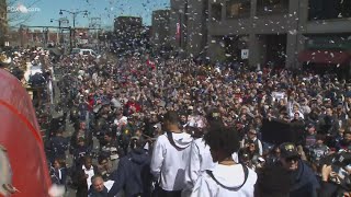 UConn's national championship parade brings thousands to Hartford