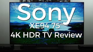 Sony XE94 75-inch 4K HDR LCD TV Review