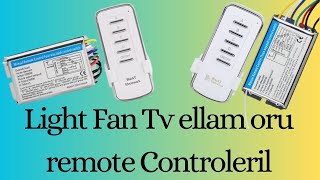 Light Fan Tv ellam oru remote Controleril 2024