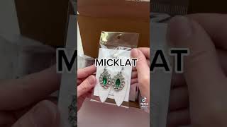 MICKLAT - Pack with me - Handmade textured earrings with charms, best gift ideas for women, jewelry