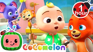 Fantasy Animals Discover Sounds of the Kitchen | CoComelon - Animal Time | Nursery Rhymes for Babies