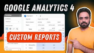 Google Analytics 4 Tutorial | How To Create Custom Reports in GA4 -Library Method | GA4 Tutorial #20