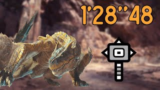 MHWI - Tigrex solo Hammer 1'28''48 - Triple Cart Team