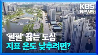 더 뜨거워진 도심…바로 옆도 10도 이상 차이 / KBS  2024.08.14.