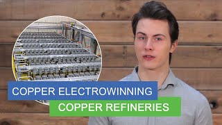 Copper electrowinning for copper refineries