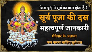 भगवान सूर्य की पूजा के दस नियम ! Surya Pooja Ke Niyam ! Anurag Shastri