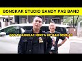 BONGKAR STUDIO SANDY PAS BAND... CYMBALNYA DI PAGAR RUMAH...