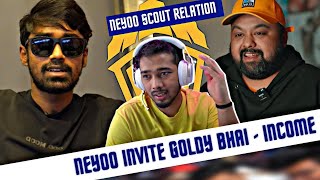 Neyoo Invites Goldy Bhai S8ul Godlike 🚀💛 - Scout Relation \u0026 Join Soul