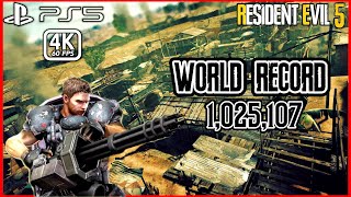 Resident Evil 5 PS5 WR in All Platforms ,The Mercenaries United Duo Public Assembly 1025k Chris HMx2