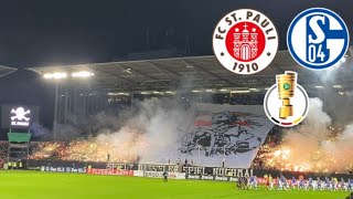Pyro, Flutlicht & DFB-Pokal! St. Pauli nicht zu stoppen 🔥⚽️ -  Stadion Vlog St.Pauli vs. Schalke 04