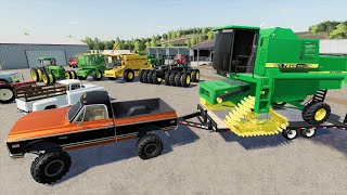 Buying the best tractors at auction | Back in my day 17 | Farming Simulator 19
