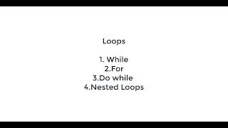 Loops| While | For | Do while | Nested Loops | JS Tutorial