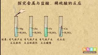 04探究金属与盐酸、稀硫酸的反应  金属和金属材料  初中化学