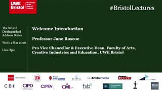 Lisa Opie, Managing Director of UK Production for BBC Studios, Bristol Distinguished Address Podcast