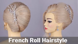 French Roll Hairstyle. /Hair Tutorial