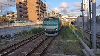 相鉄10000系10705編成懐かしの若草版各停湘南台行　西谷駅