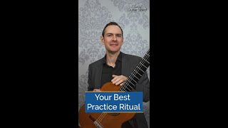 Want a Productive Guitar Practice?  Start With a Ritual #shorts #classicalguitarshed #guitartips