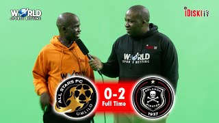 All Stars 0-2 Orlando Pirates | Lorch Changed The Complexion of the Game | Junior Khanye